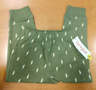2 Pack  Cat   Jack Pull On Pants Fleece Green bolt Toddler 3t Boys  0356  R5p4