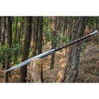 Handmade Carbon Steel Traditional Viking Spear Camping Spear Hunting W sheath