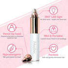 Mini Portable Painless Eyebrow Remover Trimmer For Women  Eyebrow Razor Epilator