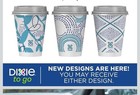 Dixie To Go Disposable Hot Beverage Paper Coffee Cups With Lids  12 Oz  26 Count