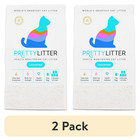 New 2 Pack Pretty Litter  Health Monitoring Cat Litter - 8lb Freeshipping