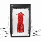Large Led Lighted Photo Booth 8 Sets Dimmer Lights Backdrop Light Tent Studio