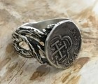  Atocha Coin Ring  925 Sterling Silver Sunken Wood Vine Treasure Shipwreck Ring