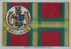 Maclaine Clan Tartan And Coat Of Arms Silk Card Issued In 1922