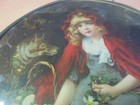 Vintage Little Red Riding Hood With Wolf Flue Cover