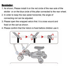 Universal Buggy Board Kiddyboard Bis 25kg Mit Sitz Trittbrett F  r Kinderwagen