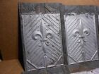 Lot Of 6 Antique Tin Ceiling Roof Tiles Fleur De Lis St  Louis Souther