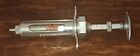 Vintage Bd Champion Veterinary Medical Syringe Metal Glass 10cc  507 10
