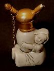 Rare Antique Vtg Miniature Scent Perfume Mini Dutch Girl Hug Atomizer 2  Bottle 