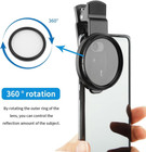 52mm Clip-on Cpl Phone Camera Lens Filter  Universal Cpl Phone Camera Lens Po   