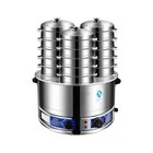 Commercial Dim Sum Food Warmer Electric Steamer 15 Pcs Steam Pans