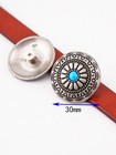 10 Pack Concho Round Metal Flower Western Leather Crafts Cowboy Equestrian Style
