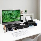 Monitor Riser W  Storage For 2 Monitors  Desk Shelf For Monitor W  Adjustable