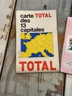 Lot  2  Vintage Maps 1971 Italia   Carts Total Des 13 Capitales Collectible   