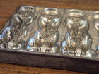 Antique Candy Mold Cast Aluminum - 6 Spaniel Dogs - Randle   Smith