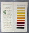 Antique Sherwin Williams Old Dutch Railway Enamel Railroad Paint Brochure Chips