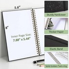 2 Pack Blank Spiral Notebook  8 x 5 6 hardcover Sketch Book