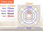 2 Pcs Steel Vertical Pole Mount Bracket Cctv Security Camera Ptz Dome 4 Loops