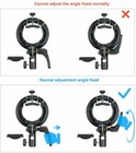 Us Godox 2  S2 Speedlite Bracket For Godox Ad200pro Ad400pro V1 Round Head Flash