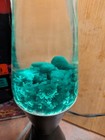 Vintage Lava Lite Midnight Series 8412 Green Lava Lamp Original Box