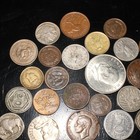 Estate Lot - 37 Old Foreign Silver Us Coins   Bonuses  - Lot  18