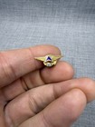 Vintage Delta Airlines 20 Years Service Award 10k Gold Pin W diamond