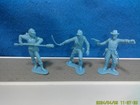 Marx Reissue Civil War Union Toy Soldiers  23 In 10 Poses  54mm  light Blue