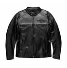 Men Harley Davidson Legendary Black Gray Votary Motorcycle Leather Biker Jacket