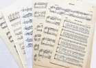 Vintage Music Sheets From Old Music Books 16 Music Pages For Junk Journals  mp16