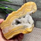Mexican Crazy Lace Agate Slab Rough Polished Jasper Mineral Rock  294g Af151