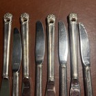 1847 Rogers Bros Eternally Yours Dinner Knives Vintage Silverplate 9  Set Of 8