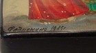 1985 Hand Painted Soviet Era Fedoskino Russian Lacquer Paper Mache W  Paperwork