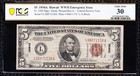 Awesome Crisp Choice Vf   1934 A  5 Hawaii Federal Reserve Note  Pcgs 30  71238