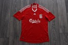 Liverpool Football Shirt Adidas Jersey Home 2008 10 Steven Gerrard Men s Medium