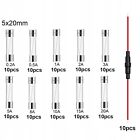 Fast-blow Glass Fuses Quick Blow Car Glass Tube Fuses Assorted Kit 0 2a-20a