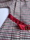 American Girl Meet Samantha Plaid Tagged Dress 18    Doll Clothes Euc