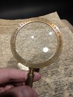 8 1 2  Bausch   Laurance Brass Reading Magnifier     Classic Optical Instrument