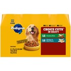 Pedigree Choice Cuts In Gravy Adult Wet Dog Food Chicken   Rice Multipack 24ct