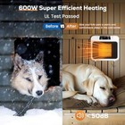 600w Pet Heater Dog House Digital Display Energy Efficient Overheat Protection