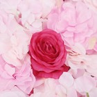 4pcs Artificial Flowers Wall Decor Silk Flower Panels For Wedding Party Backdrop