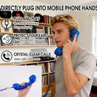 Retro Telephone Handset For Smartphone Cell Phone Wired Phone Receiver C-type 