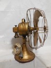 Ge General Electric Oscillating Desk Fan 4 Blade Gold Vintage  Working For Parts