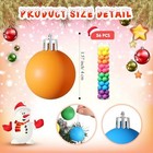 Christmas Ball Ornaments Neon Color Christmas Tree Decorations 1 57 Inch 36