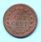 Scarce 1863 Civil War Store Card Token  630by R3 Hardware Uncirculated Free Ship