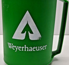 Weyerhaeuser Aladdin Vintage Green Coffee Cup Mug To Go With Lid Travel