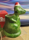 Santarex Tiki Mug  T-rex Dinosaur  Christmas Cocktail Santa Hat 12oz  New W  Box
