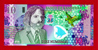 Dix Ten 10 Numismas 2013 Kamberra Unc Polymer Prefix  a  Commemorative  Seahorse