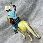 Vtg Hartland Plastics Roy Rogers And Trigger Waving Figure Set With Hat Saddle