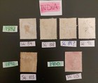 India Queen Victoria Stamps  Off Paper