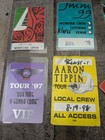 Lot Of 14 Concert Tour Working Back Stage Working Passes Crew Pass Rock Bands 
